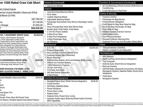 Used 2023 RAM 1500 Rebel w/ Rebel Level 1 Equipment Group AWD/4WD image 2