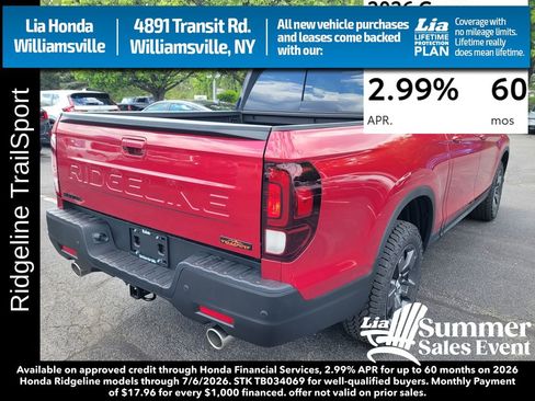 New 2026 Honda Ridgeline TrailSport image 3