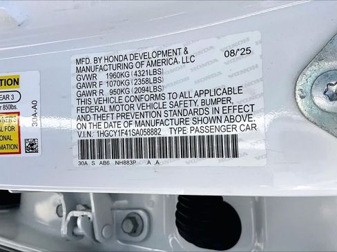Used 2025 Honda Accord SE image 34
