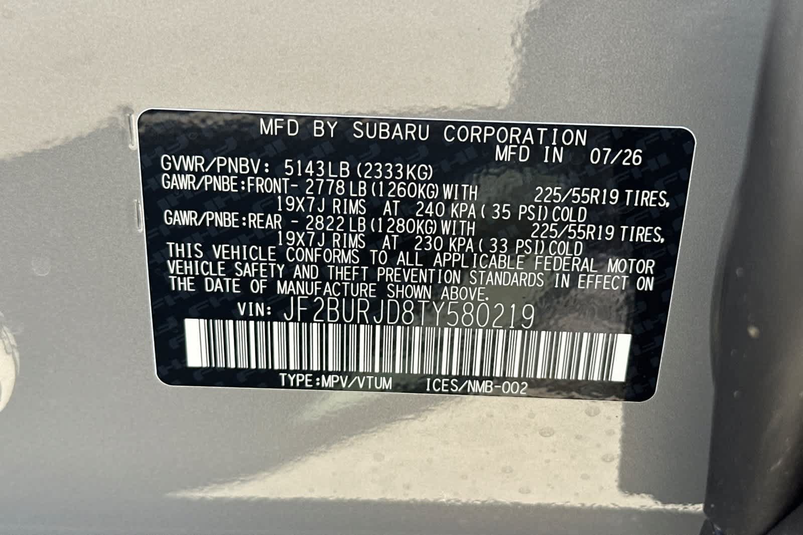 New 2026 Subaru Outback Touring XT AWD/4WD image 35