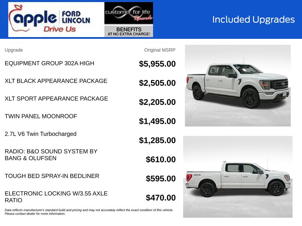 Certified 2023 Ford F150 XLT w/ Equipment Group 302A High AWD/4WD image 4