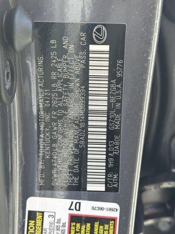 Used 2021 Lexus ES 350 w/ Premium Package FWD image 36