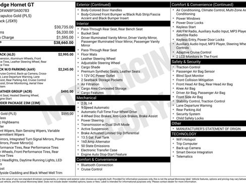 Used 2023 Dodge Hornet GT w/ Track Pack image 46