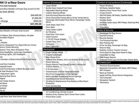 Used 2019 BMW i3 image 17