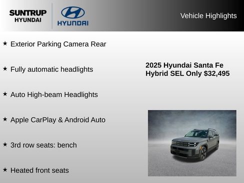Used 2025 Hyundai Santa Fe SEL FWD image 16