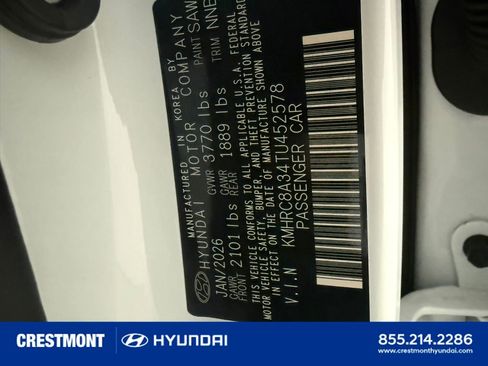 Used 2026 Hyundai Venue SEL FWD image 41