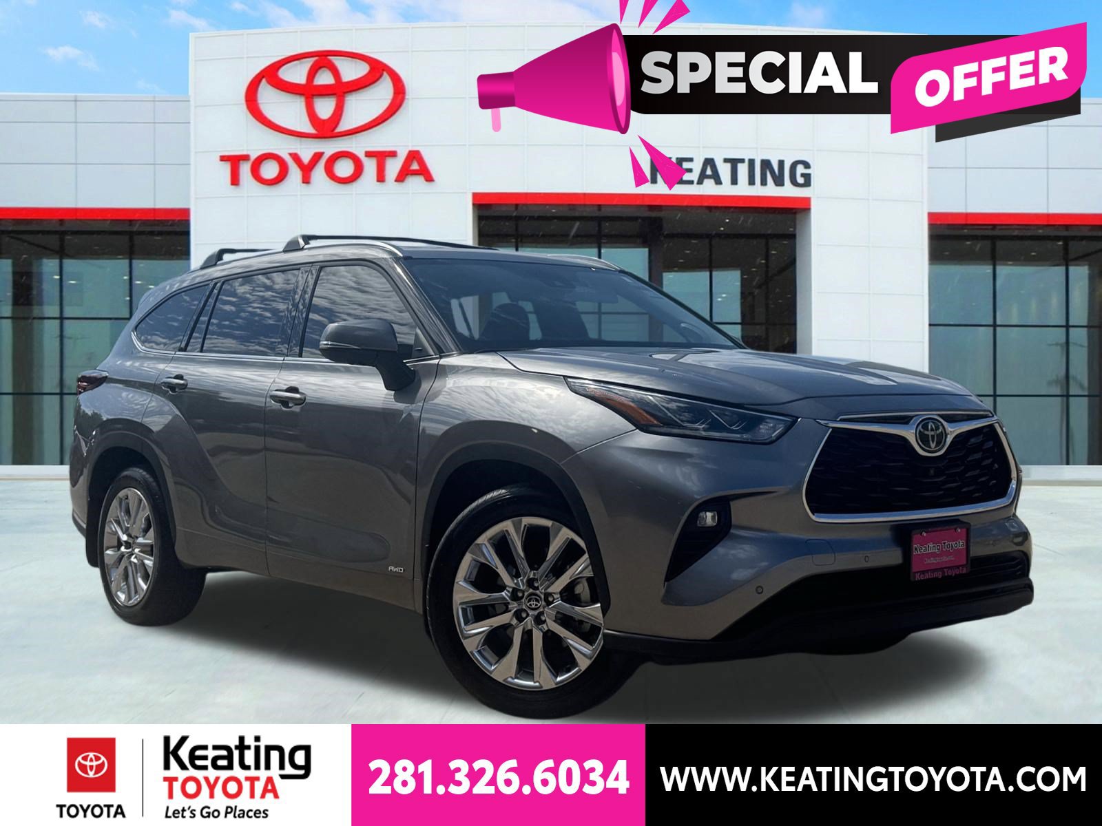 New 2026 Toyota Highlander Limited AWD/4WD 360° Tour