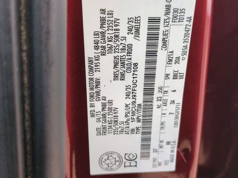 Used 2015 Ford Escape Titanium w/ Canadian Touring Package image 35