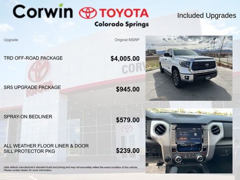 Used 2020 Toyota Tundra SR5 w/ TRD Off-Road Package image 4