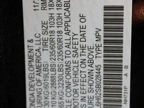 Used 2025 Honda Odyssey EX-L image 16