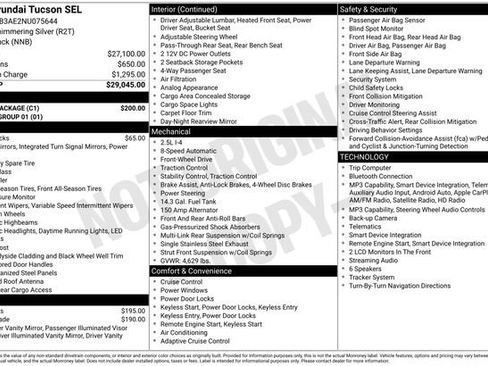 Used 2022 Hyundai Tucson SEL w/ Cargo Package FWD image 42