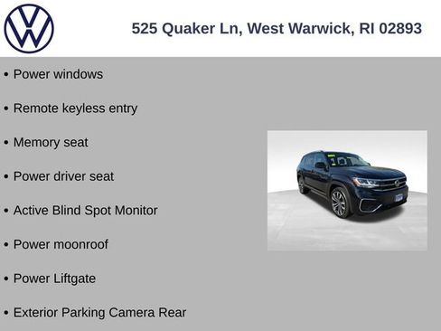 Used 2021 Volkswagen Atlas SEL R-Line AWD/4WD image 12