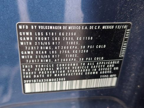 Used 2019 Volkswagen Tiguan S w/ Driver Assistance Package image 25