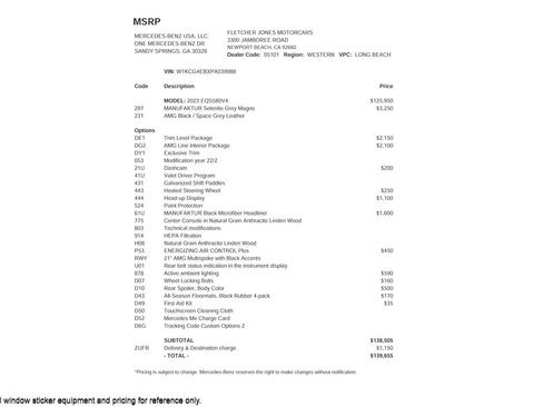 Used 2023 Mercedes-Benz EQS 580 EQS 580 4MATIC Sedan image 3