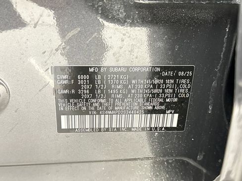 Certified 2025 Subaru Ascent Limited image 30