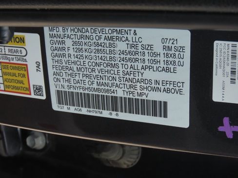Used 2021 Honda Pilot EX-L image 34