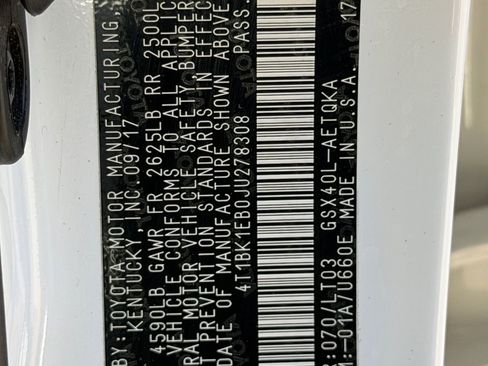 Used 2018 Toyota Avalon Touring w/ Carpet Mat Package image 30