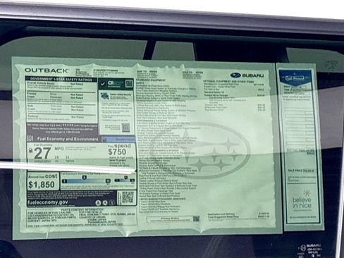 New 2026 Subaru Outback Limited AWD/4WD image 25