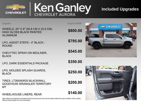 Used 2024 Chevrolet Silverado 1500 Custom Trail Boss w/ LPO, Dark Essentials Package image 6