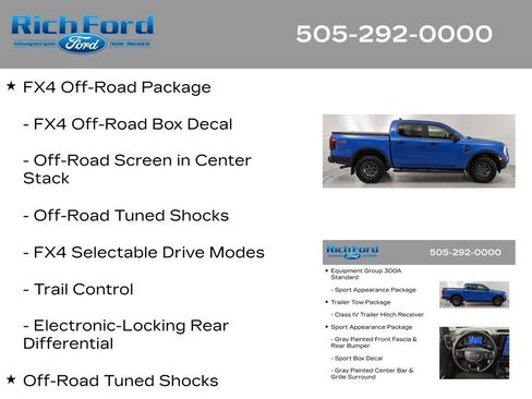 Certified 2025 Ford Ranger XLT w/ FX4 Off-Road Package AWD/4WD image 22