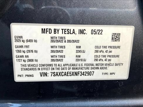 Used 2022 Tesla Model X AWD/4WD image 18