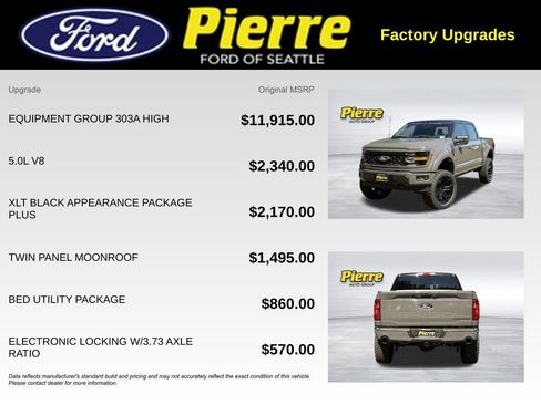 New 2026 Ford F150 XLT w/ Equipment Group 303A High image 13