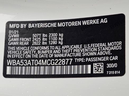 Used 2021 BMW M440i Convertible w/ Premium Package image 59