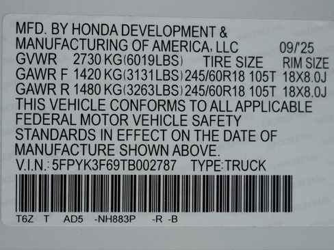 Certified 2026 Honda Ridgeline TrailSport image 30