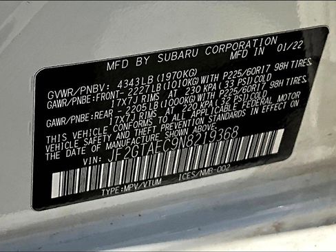 Used 2022 Subaru Crosstrek 2.0i Premium w/ Moonroof Package image 36