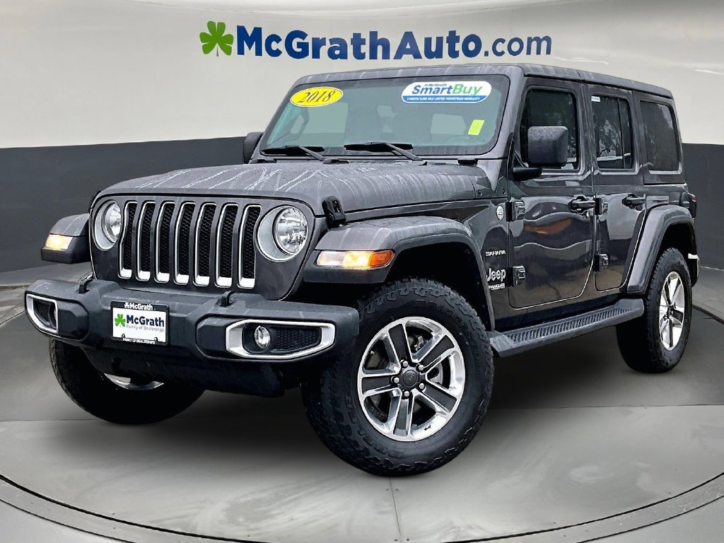 Used 2018 Jeep Wrangler Unlimited Sahara w/ Safety Group AWD/4WD image 3
