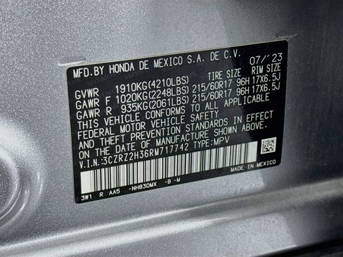 Certified 2024 Honda HR-V LX image 29