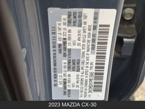 Certified 2023 MAZDA CX-30 AWD 2.5 S w/ Preferred Package image 29
