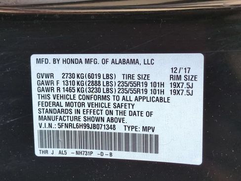 Used 2018 Honda Odyssey Elite image 35