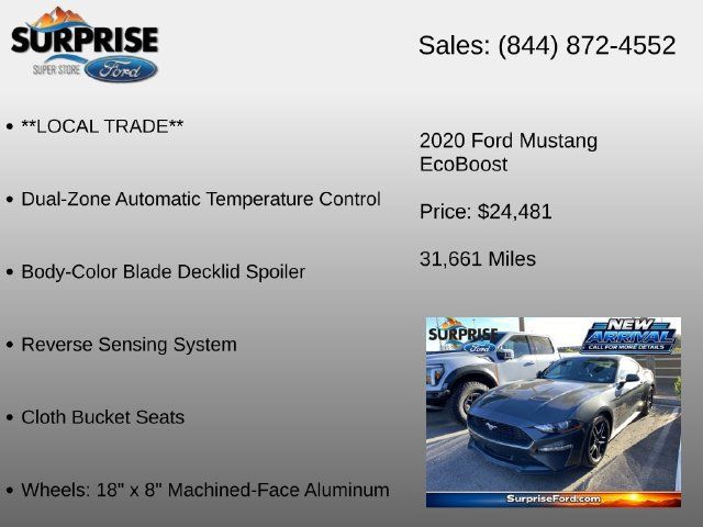 Used 2020 Ford Mustang Coupe w/ Equipment Group 101A RWD image 12