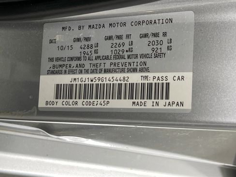 Used 2016 MAZDA MAZDA6 Grand Touring image 32