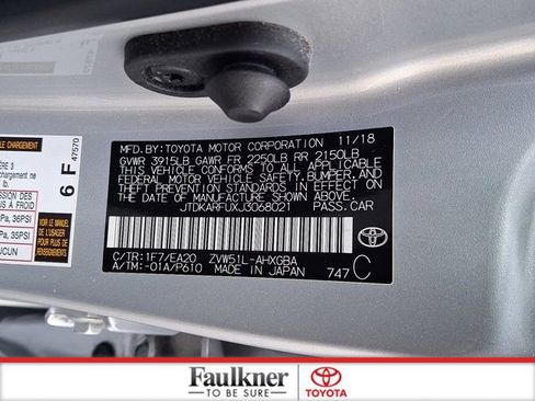 Certified 2018 Toyota Prius Four image 26