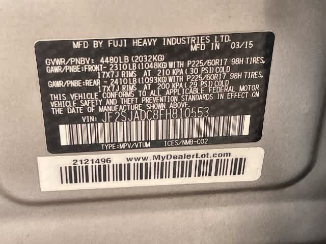 Used 2015 Subaru Forester 2.5i Premium w/ All-Weather Package AWD/4WD image 22
