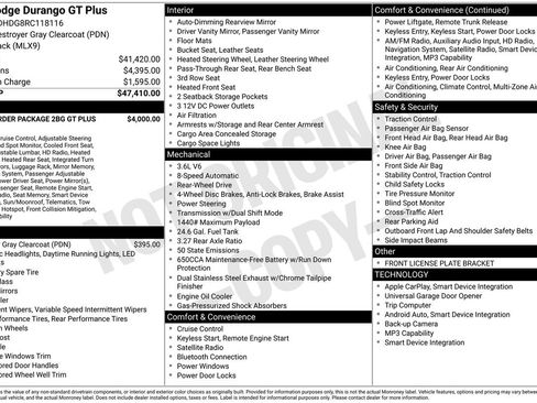 Used 2024 Dodge Durango GT RWD image 5