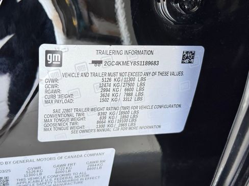 Certified 2025 Chevrolet Silverado 2500 Custom w/ Custom Value Package AWD/4WD image 9