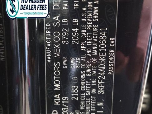Used 2019 Kia Forte Sedan FWD image 26