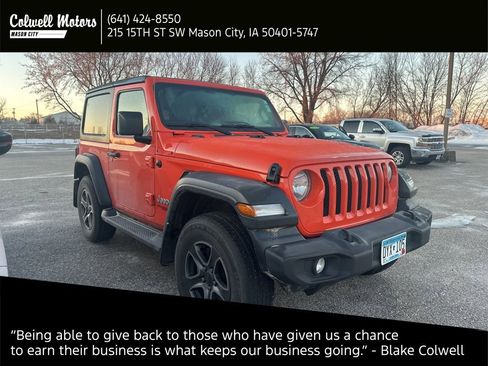 Used 2018 Jeep Wrangler Sport S image 1