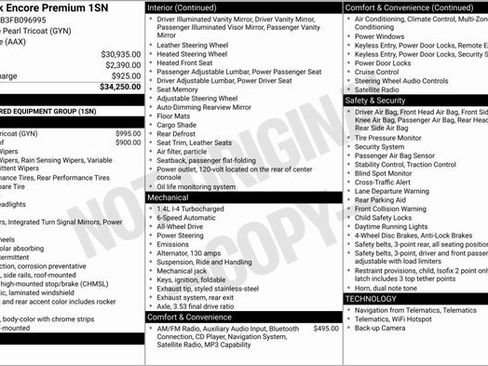 Used 2015 Buick Encore Premium image 2