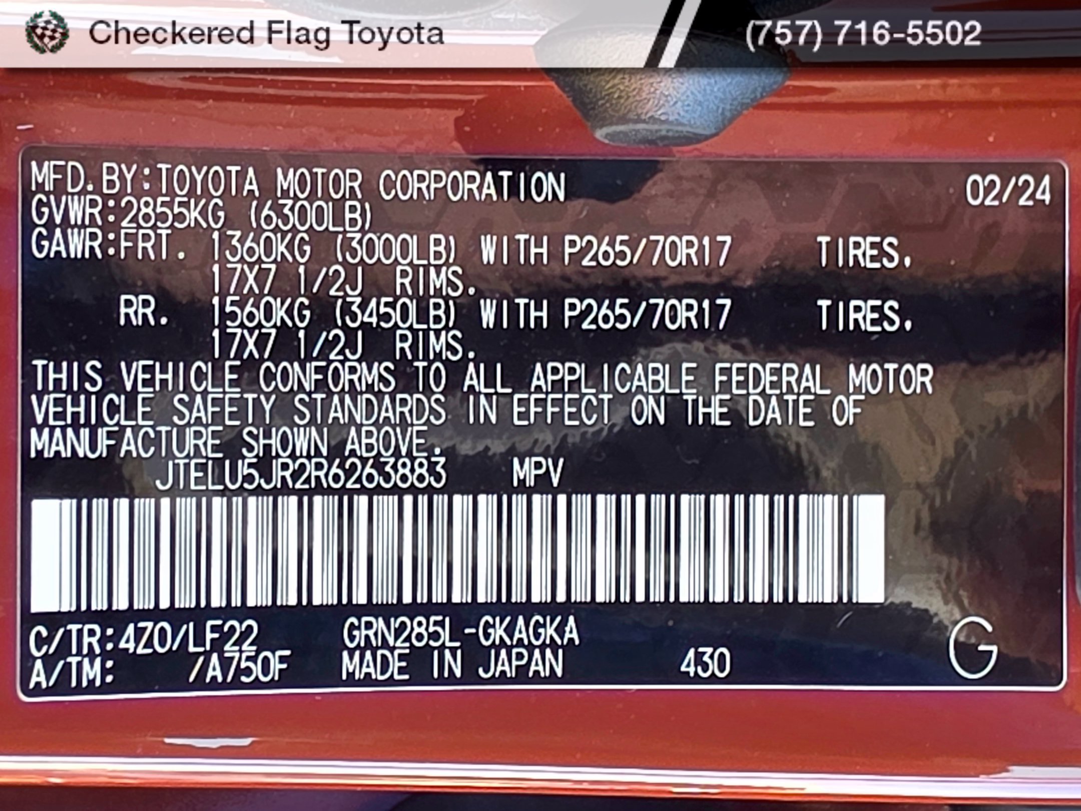 Used 2024 Toyota 4Runner TRD Pro AWD/4WD image 23