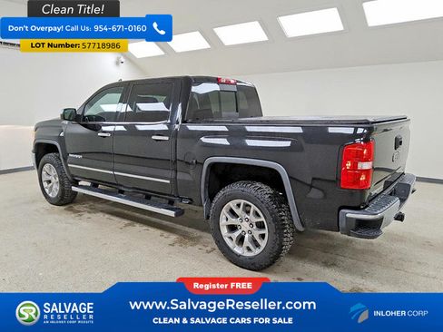 Used 2015 GMC Sierra 1500 SLT w/ SLT Crew Cab Value Package AWD/4WD image 3