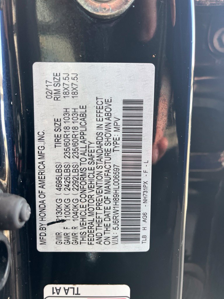 Used 2017 Honda CR-V EX-L image 9