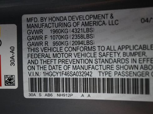Used 2025 Honda Accord SE image 12