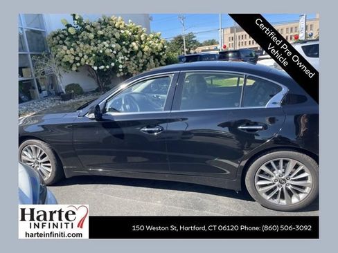 Used 2023 INFINITI Q50 Luxe w/ Cargo Package AWD/4WD image 1