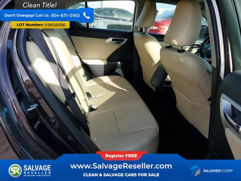 Used 2012 Lexus CT 200h Premium w/ Premium Audio Pkg FWD image 13