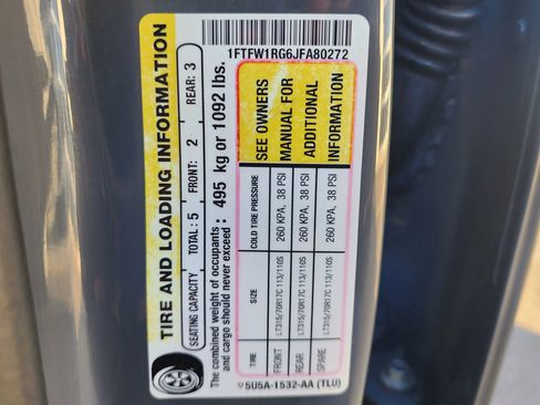 Used 2018 Ford F150 Raptor w/ Equipment Group 802A Luxury image 21