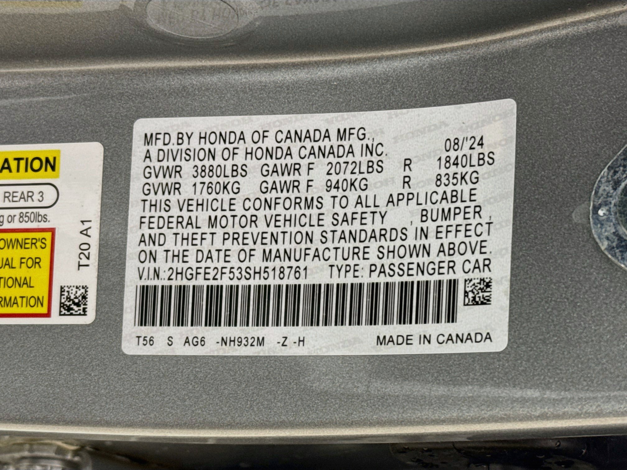 Used 2025 Honda Civic Sport image 31